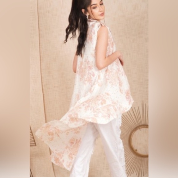 paper lace Jackets & Blazers - Cotton eyelet floral duster